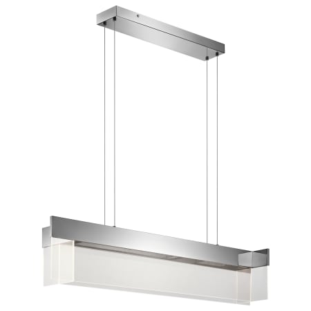 A large image of the Elan Geo Large Linear Chandelier Elan Geo Large Linear Chandelier