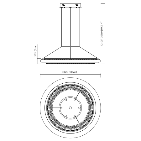 A large image of the Elan Joez Chandelier Elan Joez Chandelier
