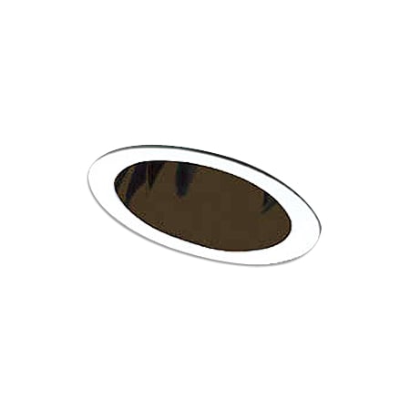 A large image of the Elco EL616 Black Reflector with White Ring