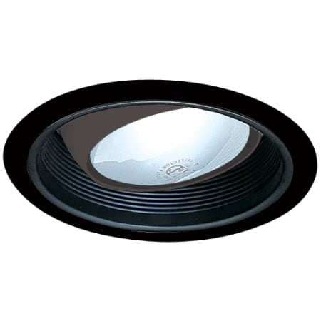 A large image of the Elco EL618 Black Baffle with White Ring