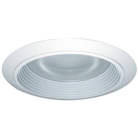 A large image of the Elco ELM422 White Baffle with White Ring