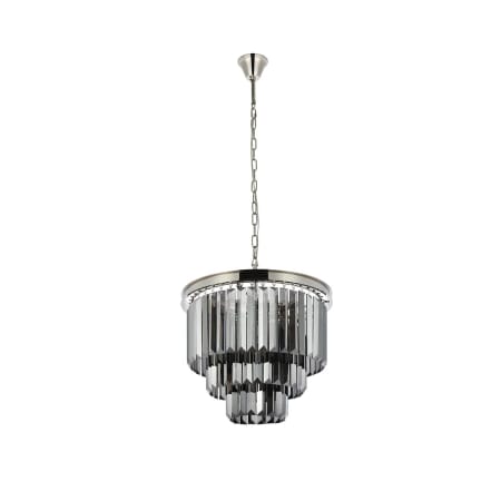 A large image of the Elegant Lighting 1231D20-SS/RC 1231d20pn