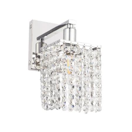 A large image of the Elegant Lighting LD7006 Chrome