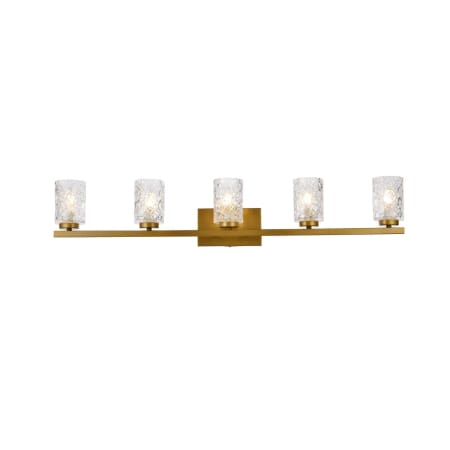 A large image of the Elegant Lighting LD7029W41 Brass