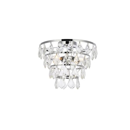 A large image of the Elegant Lighting 1101F16 Chrome