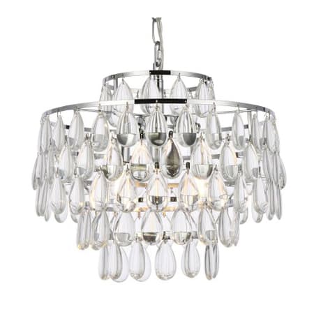 A large image of the Elegant Lighting 1102D16 Chrome