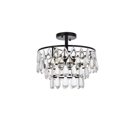 A large image of the Elegant Lighting 1103F14 Black