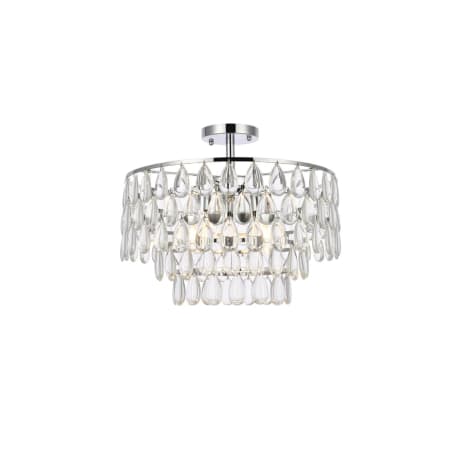 A large image of the Elegant Lighting 1103F18 Chrome