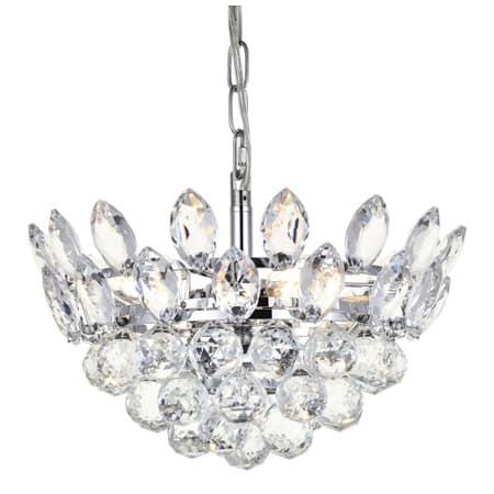 A large image of the Elegant Lighting 1104D14 Chrome