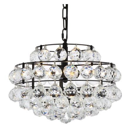 A large image of the Elegant Lighting 1106D14 Black