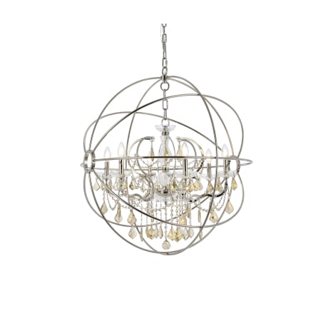 A large image of the Elegant Lighting 1130D32-GT/RC Polished Nickel