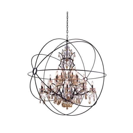 A large image of the Elegant Lighting 1130G60-GT/RC Dark Bronze