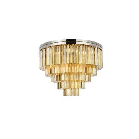 A large image of the Elegant Lighting 1201F32-GT/RC Polished Nickel
