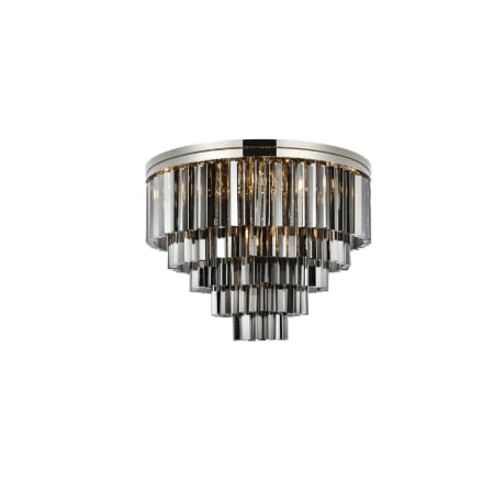 A large image of the Elegant Lighting 1201F32-SS/RC Polished Nickel