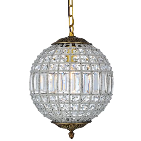 A large image of the Elegant Lighting 1205D12/RC French Gold