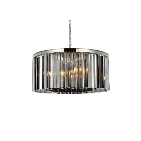 A large image of the Elegant Lighting 1208D31-SS/RC Polished Nickel
