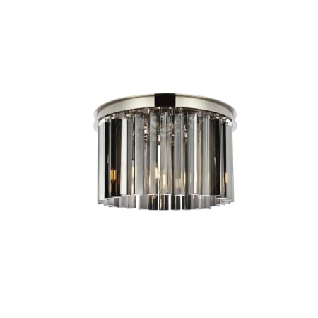 A large image of the Elegant Lighting 1208F16-SS/RC Polished Nickel
