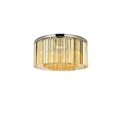 A large image of the Elegant Lighting 1208F31-GT/RC Polished Nickel