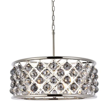 A large image of the Elegant Lighting 1214D25-SS/RC Polished Nickel