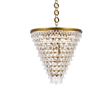 A large image of the Elegant Lighting 1219D24/RC Brass