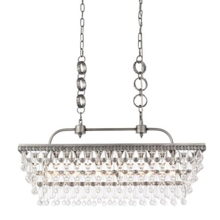 A large image of the Elegant Lighting 1219G32 Antique Silver