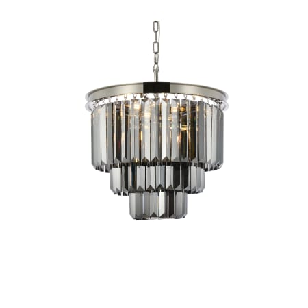 A large image of the Elegant Lighting 1231D20-SS/RC Polished Nickel