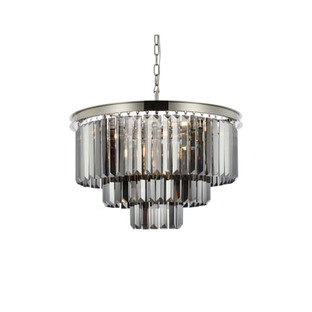 A large image of the Elegant Lighting 1231D26-SS/RC Polished Nickel