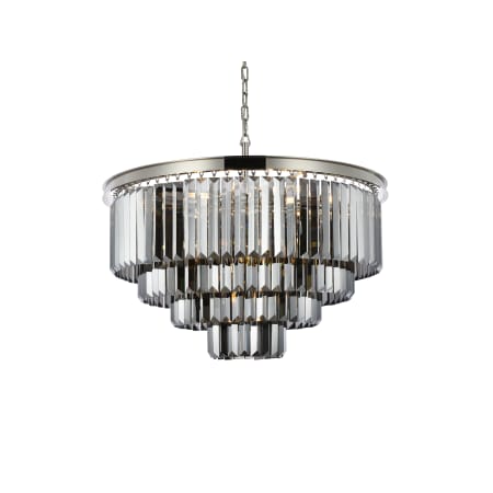 A large image of the Elegant Lighting 1231D32-SS/RC Polished Nickel