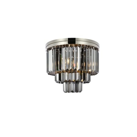 A large image of the Elegant Lighting 1231F20-SS/RC Polished Nickel