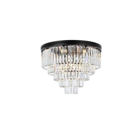 A large image of the Elegant Lighting 1231F32/RC Matte Black