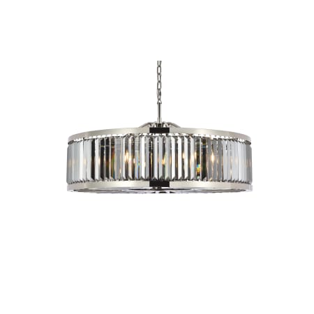 A large image of the Elegant Lighting 1233G43-SS/RC Polished Nickel