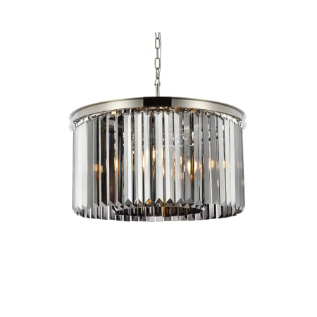 A large image of the Elegant Lighting 1238D26-SS/RC Polished Nickel