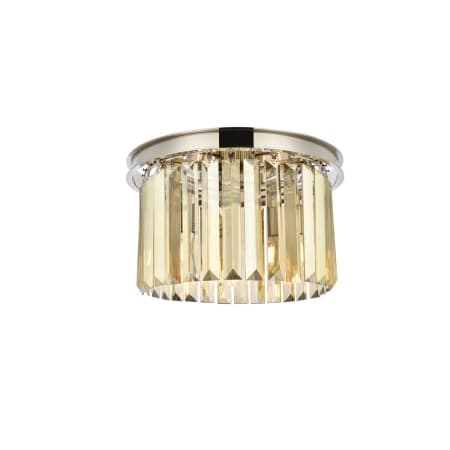 A large image of the Elegant Lighting 1238F16-GT/RC Polished Nickel