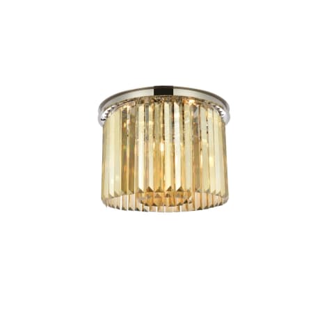 A large image of the Elegant Lighting 1238F20-GT/RC Polished Nickel