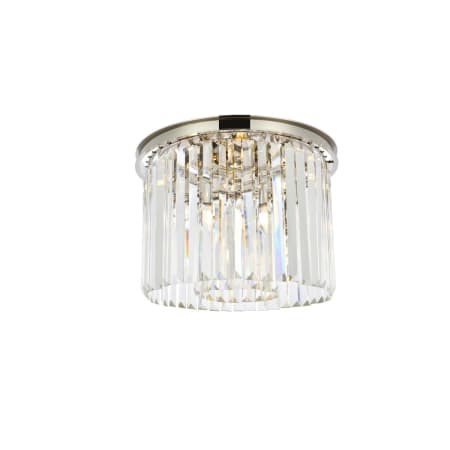 A large image of the Elegant Lighting 1238F20/RC Polished Nickel