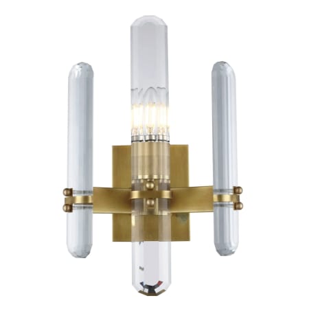 A large image of the Elegant Lighting 1530W10/RC Burnished Brass