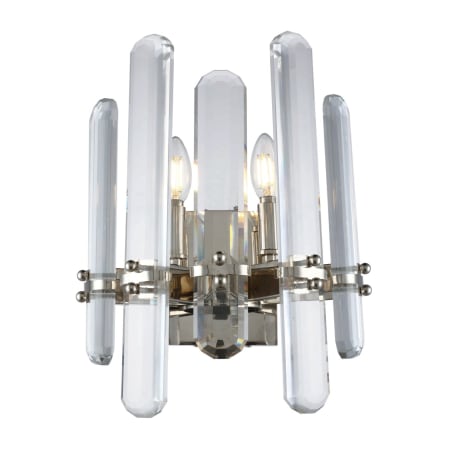 A large image of the Elegant Lighting 1530W12/RC Polished Nickel