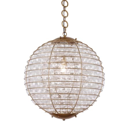 A large image of the Elegant Lighting 1702D24 Antique Gold Leaf