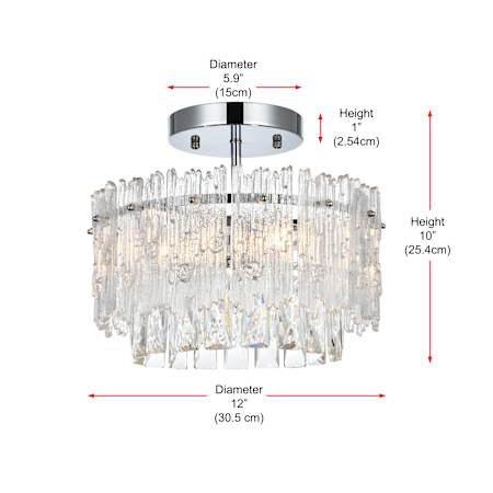 A large image of the Elegant Lighting 1780F12 Alternate Image