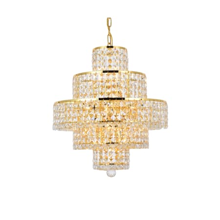 A large image of the Elegant Lighting 2039D20/RC Gold