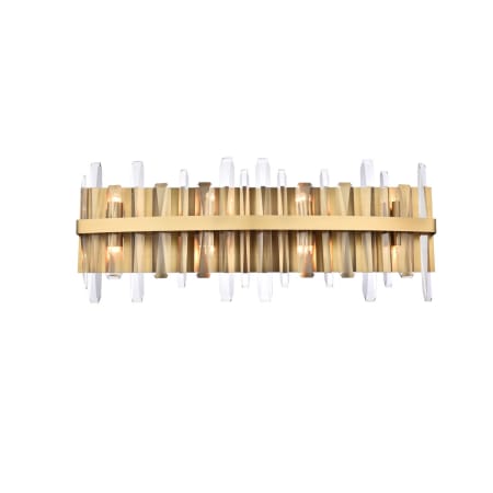 A large image of the Elegant Lighting 2200W30 Satin Gold