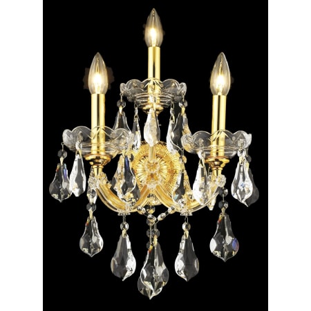 A large image of the Elegant Lighting 2801W3/RC Gold