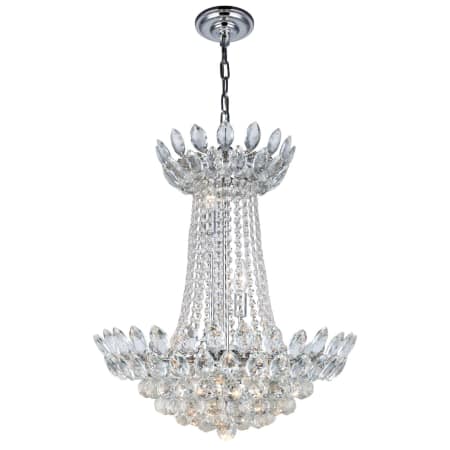 Elegant Lighting 3002d26c Rc Chrome Vesper 10 Light 20 Wide - Vesper Glass And Chrome Mini Pendant Light Elegant Lighting 3002d26c Rc Chrome Vesper 10 Light 20 Wide - Vesper Glass And Chrome Mini Pendant Light