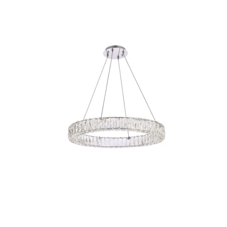 A large image of the Elegant Lighting 3503D26 Chrome