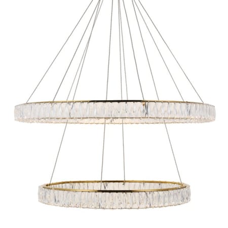 A large image of the Elegant Lighting 3503D42 Gold