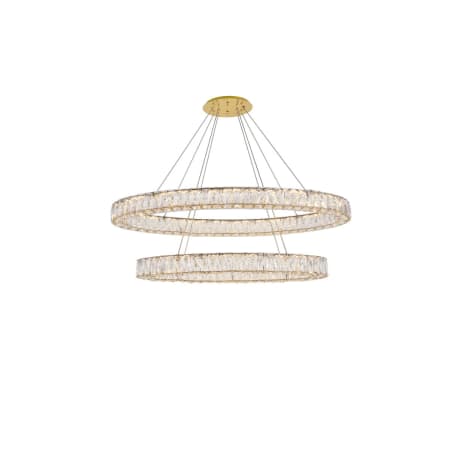 A large image of the Elegant Lighting 3503D48 Gold