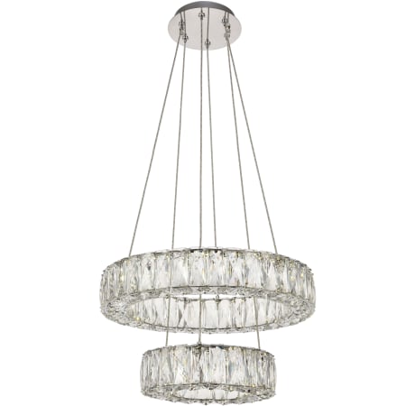 A large image of the Elegant Lighting 3503G18 Chrome