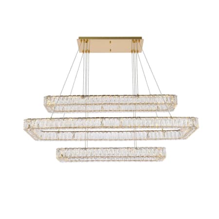 A large image of the Elegant Lighting 3504G50L3 Gold