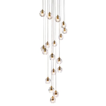 A large image of the Elegant Lighting 3505D20 Gold