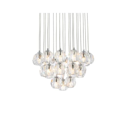 A large image of the Elegant Lighting 3505G19 Chrome